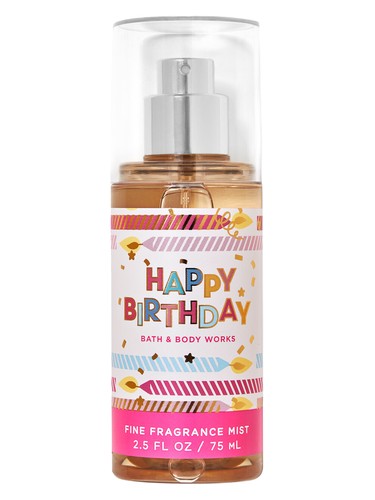 Frasco de Happy Birthday Frosted Vanilla — Bath & Body Works