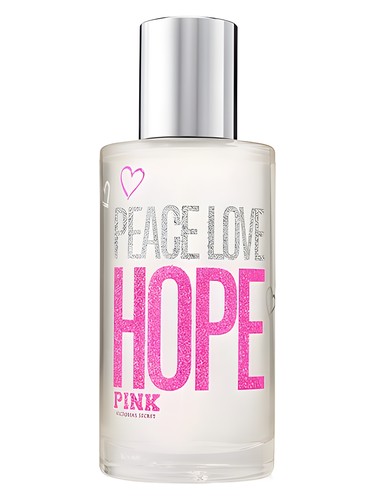 Frasco de Peace, Love, Hope, de Victoria's Secret