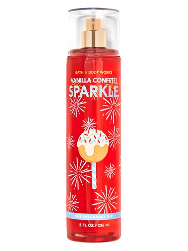 Frasco de Vanilla Confetti Sparkle — Bath & Body Works