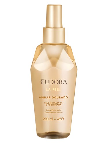 Frasco de La Piel Âmbar Dourado, de Eudora