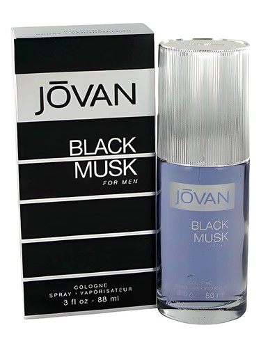 Frasco de Black Musk, de Jovan