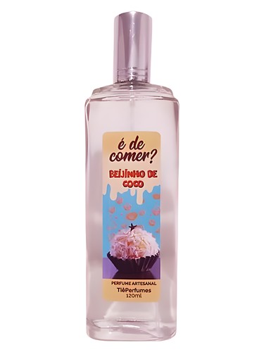 Frasco de Beijinho de Coco, de Tiê Perfumes