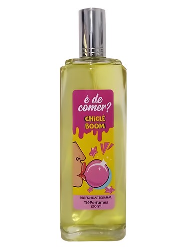 Frasco de Chiclé Boom, de Tiê Perfumes
