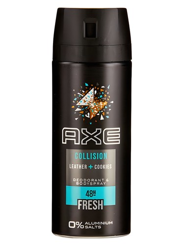 Frasco de Collision Leather & Cookies, de AXE