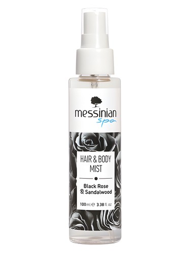 Frasco de Black Rose & Sandalwood, de Messinian SPA