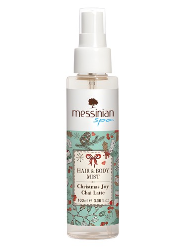 Frasco de Christmas Joy Chai Latte, de Messinian SPA