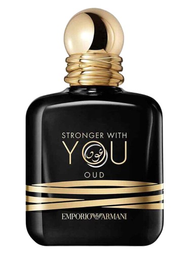 Frasco de Emporio Armani Stronger With You Oud, de Giorgio Armani