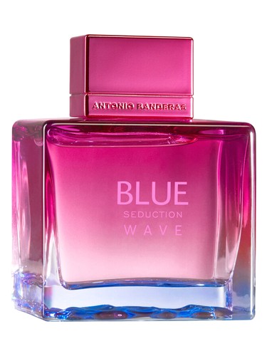 Frasco de Blue Seduction Wave for Woman, de Antonio Banderas