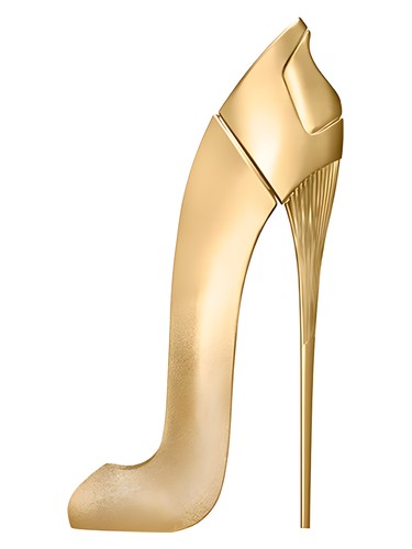 Frasco de Good Girl Gold Fantasy, de Carolina Herrera