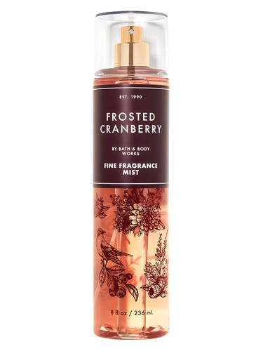 Frasco de Frosted Cranberry Body Mist, de Bath & Body Works