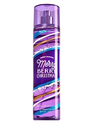 Frasco de Merry Berry Christmans, de Bath & Body Works