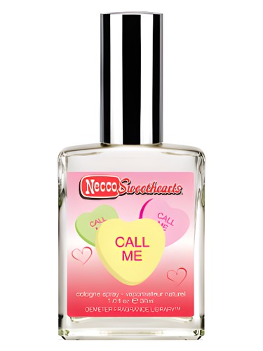 Frasco de Necco Sweethearts Call Me, de Demeter Fragrance