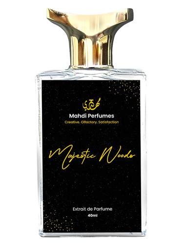Frasco de Majestic Woods, de Mahdi Perfumes