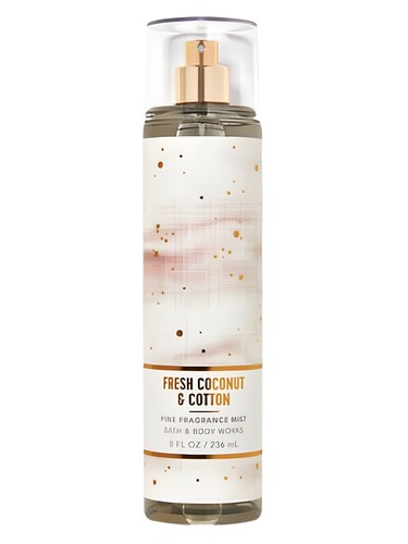 Frasco de Fresh Coconut & Cotton — Bath & Body Works