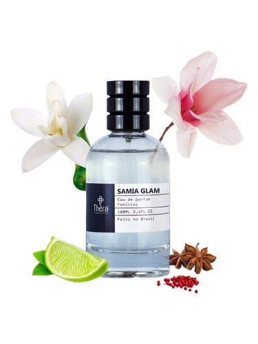 Frasco de Samia Glam, de Thera Cosméticos