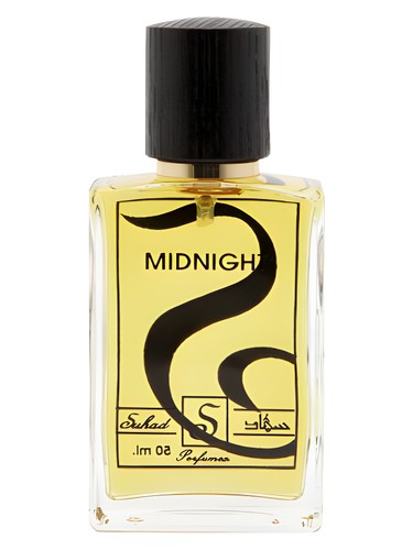 Frasco de Midnight, de Suhad Perfumes