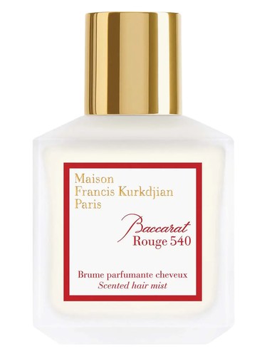 Frasco de Baccarat Rouge 540 Scented Hair Mist, de Maison Francis Kurkdjian
