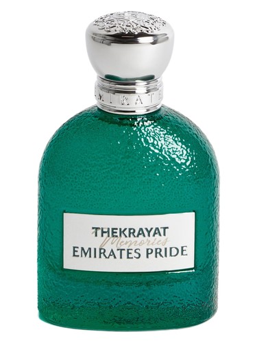 Frasco de Thekrayat, de Emirates Pride Perfumes