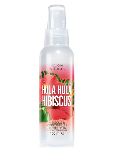 Frasco de Hula Hula Hibiscus Passionfruit, de Avon