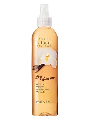 Frasco de Silky Douceur Vanilla, de Avon