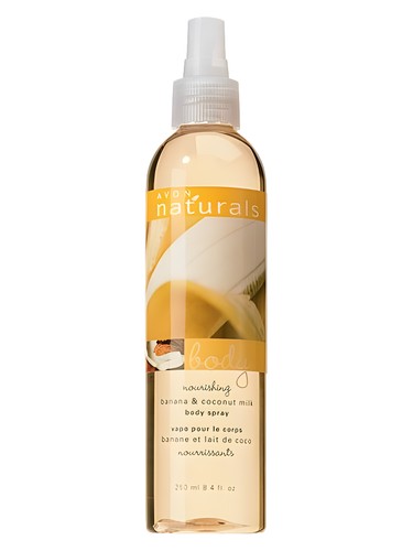 Frasco de Banana & Coconut Milk, de Avon