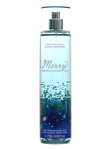 Frasco de Merry Marshmallow Kiss, de Bath & Body Works