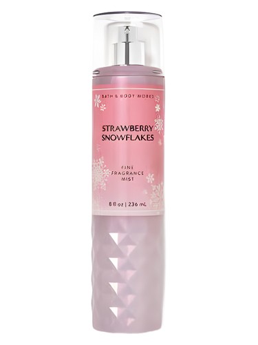 Frasco de Strawberry Snowflakes — Bath & Body Works