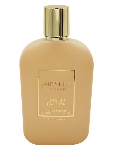Frasco de English Leather, de Prestige - Beauty Has a Secret