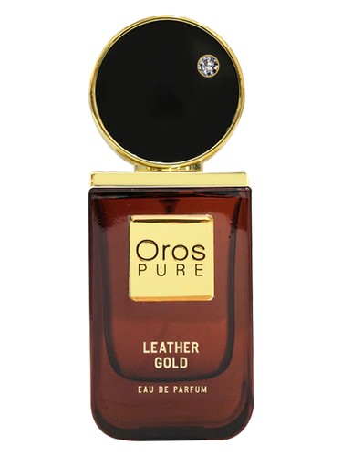 Frasco de Oros Pure Leather Gold, de Oros