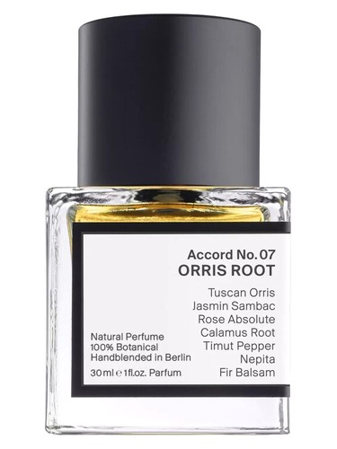 Frasco de Accord No. 07: Orris Root, de RAER Scents