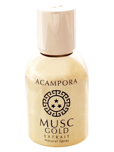 Frasco de Musc Gold – Extrait de Parfum, de Bruno Acampora
