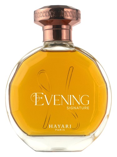 Frasco de Evening Signature, de Hayari Parfums