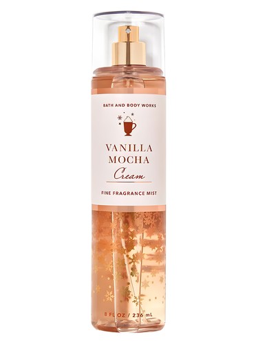 Frasco de Vanilla Mocha Cream, de Bath & Body Works