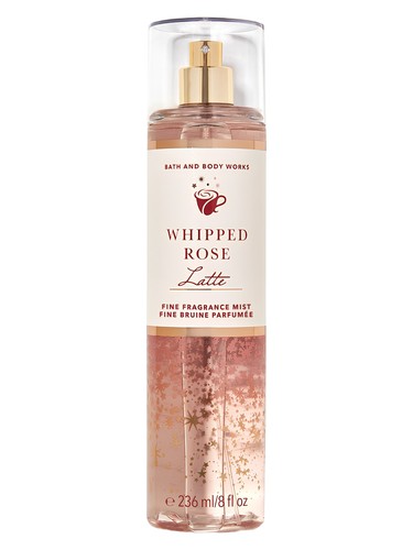 Frasco de Whipped Rose Latte, de Bath & Body Works