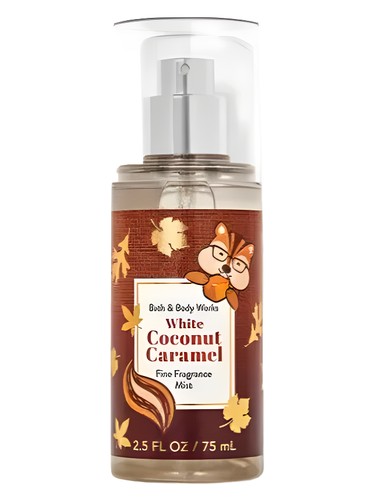 Frasco de White Coconut Caramel, de Bath & Body Works