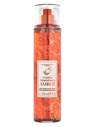 Frasco de Golden Clementine & Amber, de Bath & Body Works