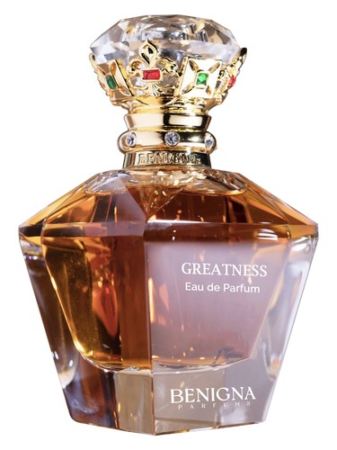 Frasco de Greatness — Benigna Parfums