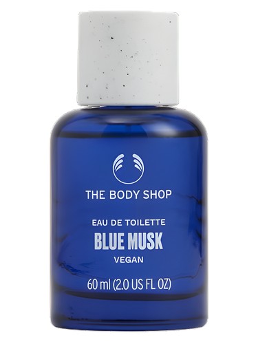 Frasco de Blue Musk, de The Body Shop