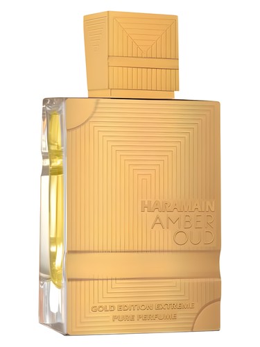 Frasco de Amber Oud Gold Edition Extreme Pure Perfume — Al Haramain Perfumes