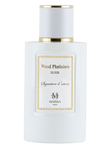 Frasco de Wood Platinum, de Maïssa Parfums
