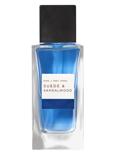 Frasco de Suede & Sandalwood, de Bath & Body Works