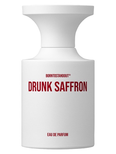 Frasco de Drunk Saffron, de BORNTOSTANDOUT®