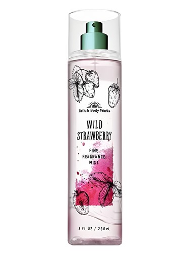 Frasco de Wild Strawberry, de Bath & Body Works
