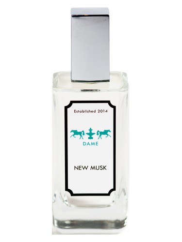 Frasco de New Musk, de Dame Perfumery