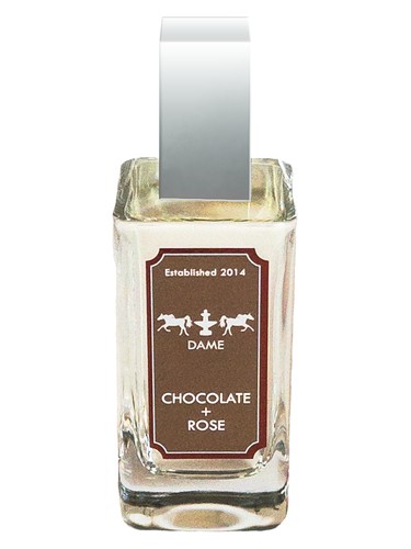 Frasco de Chocolate+ Rose, de Dame Perfumery