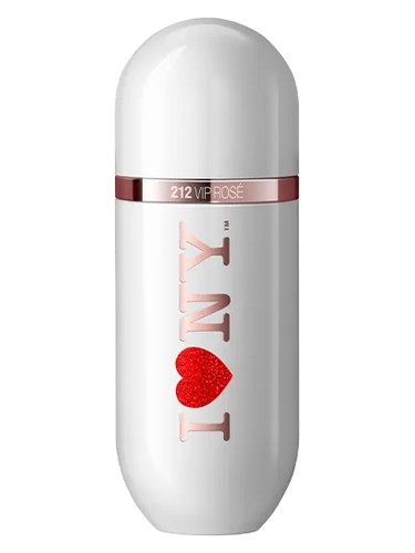 Frasco de 212 VIP Rosé Love NY, de Carolina Herrera