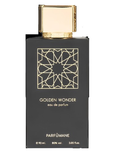 Frasco de Golden Wonder — Parfumane