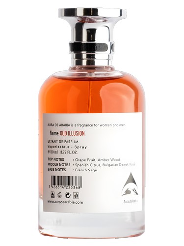 Frasco de Oud Illusion, de Aura de Arabia