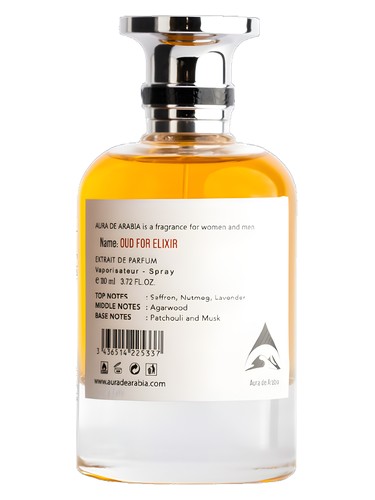 Frasco de Oud For Elixir, de Aura de Arabia