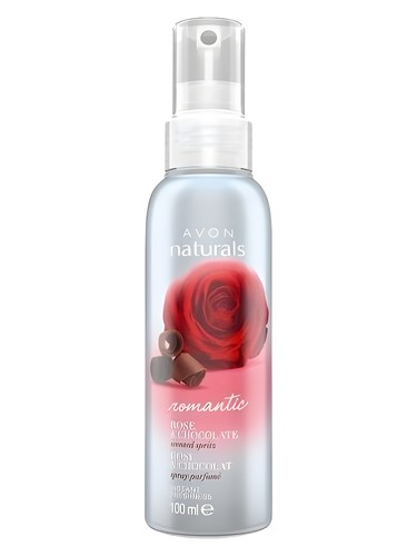 Frasco de Rose & Chocolate, de Avon